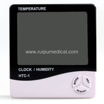Indoor Alarm Clock Digital Temperature Humidity Meter